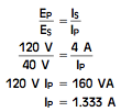 primary current formula Auto Transformer